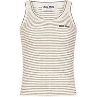 MIU MIU FW24 Tank Top Women's Ivory