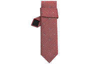 HERMES Ties Men Red/Gray