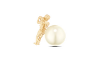 DIOR Stud Earrings Women's Gold