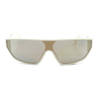 CELINE Irregular Shape Sunglasses Unisex White