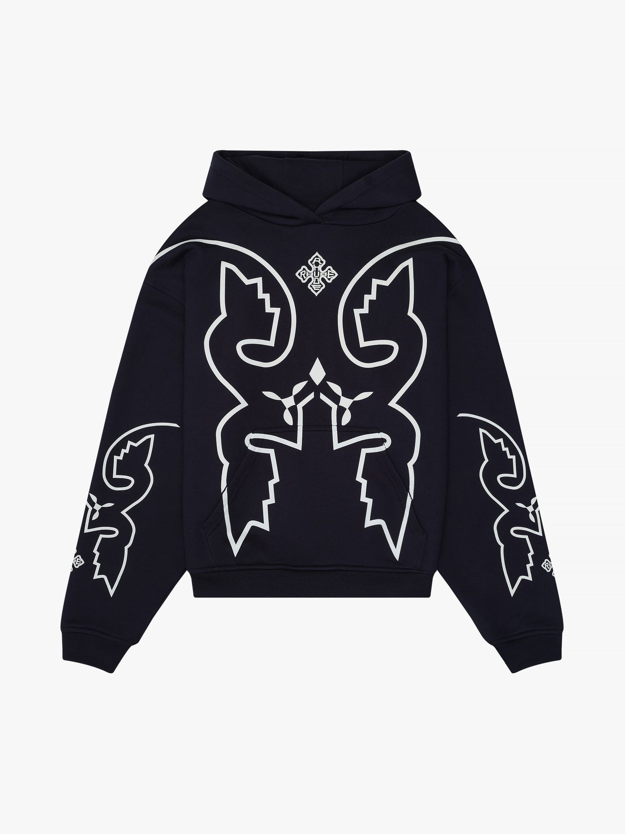 Rhude Men's Western Logo Hoodie