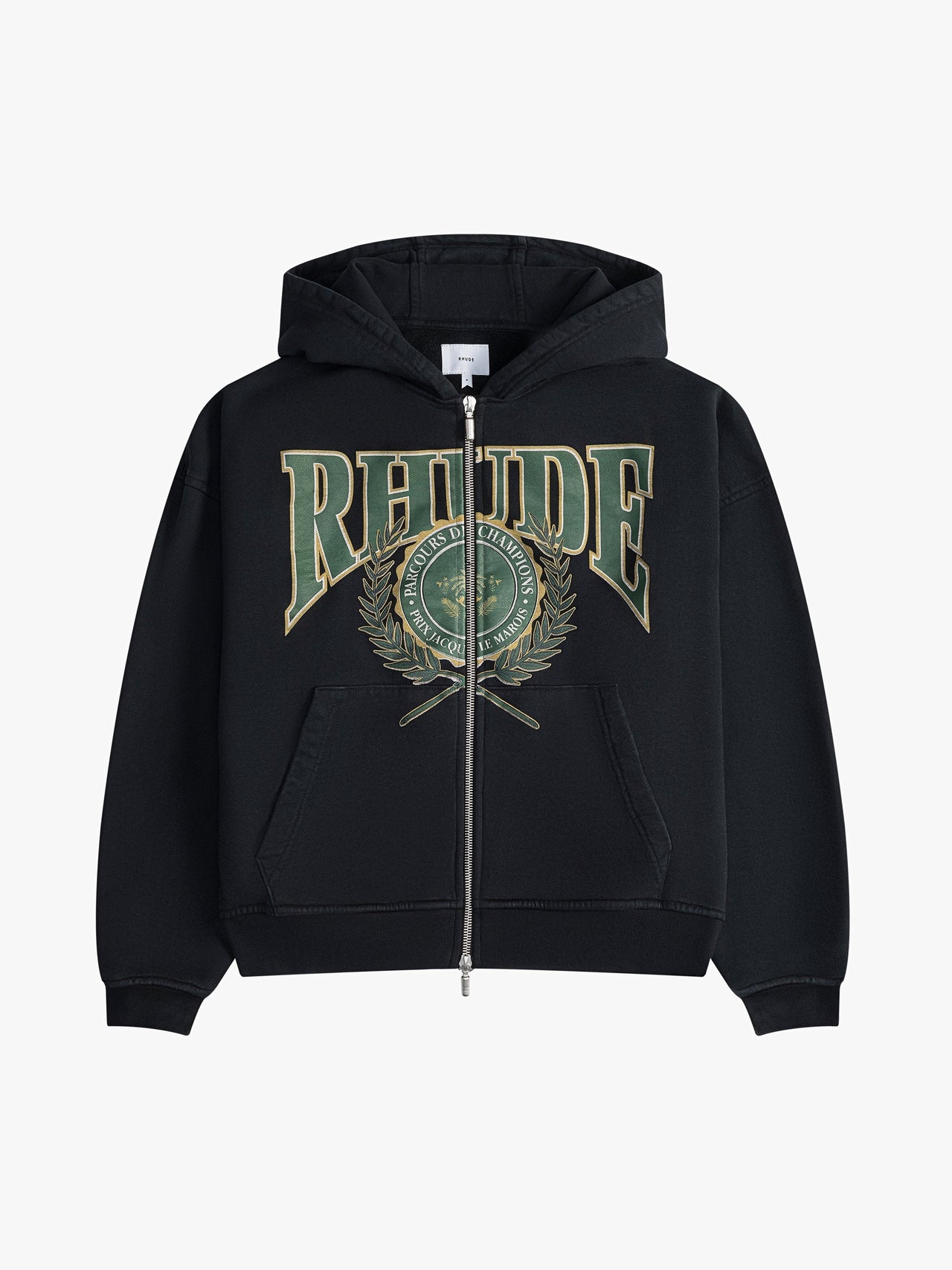 Rhude Men's Parcours Des Champions Zip Ho