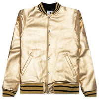 Rhude Men's Metalic Leather Bomber