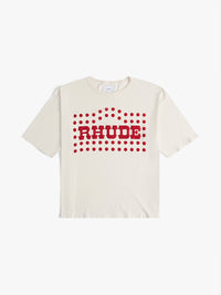 Rhude Men's Flocked Burnout Tee