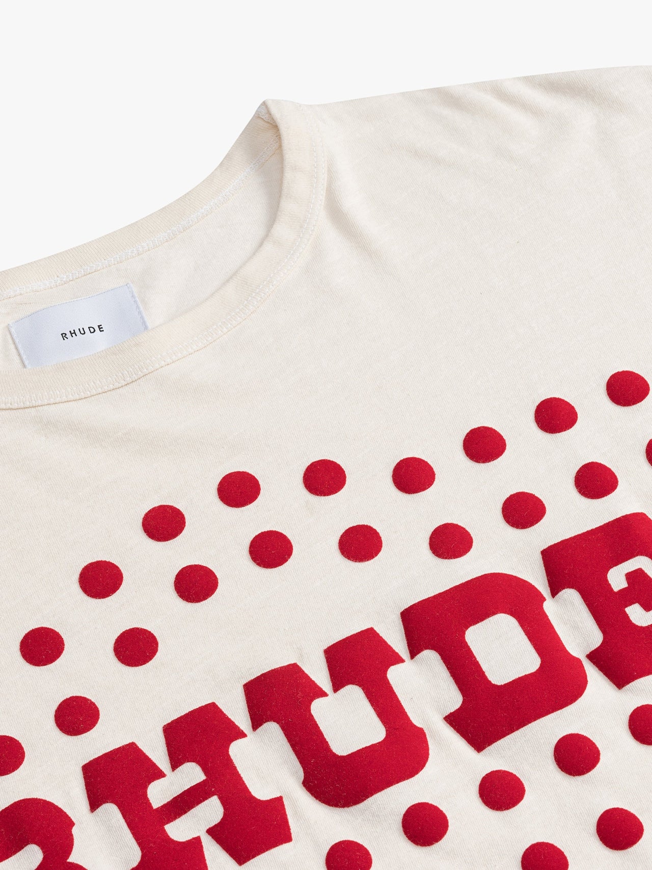 Rhude Men's Flocked Burnout Tee