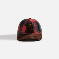 Rhude Men's Flannel R Patch 6-Panel Hat