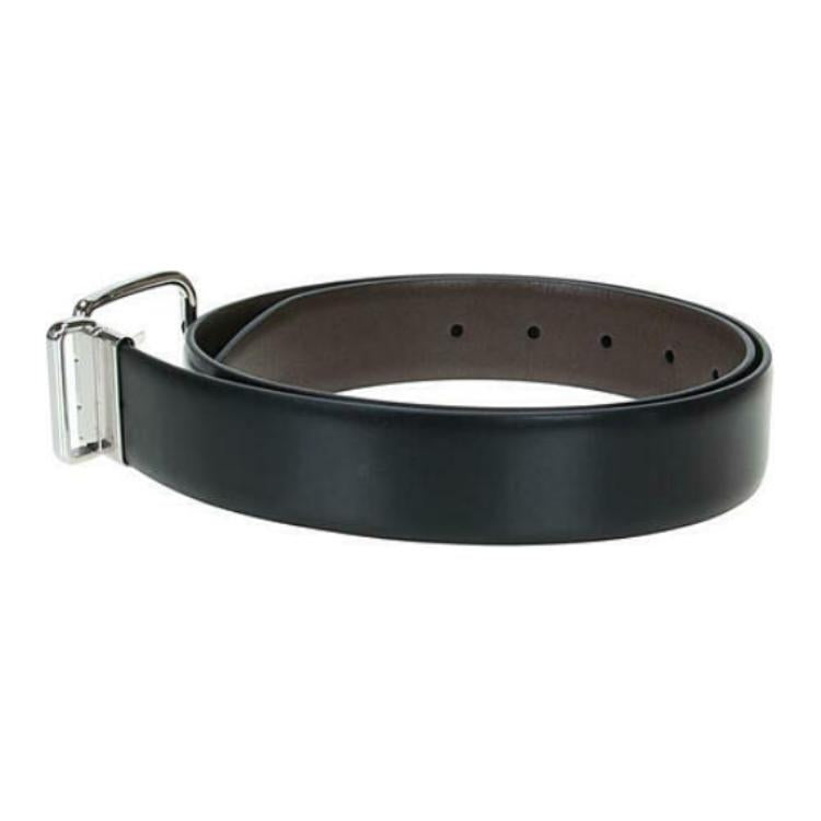 PRADA - Leather Belts Men's Black -
