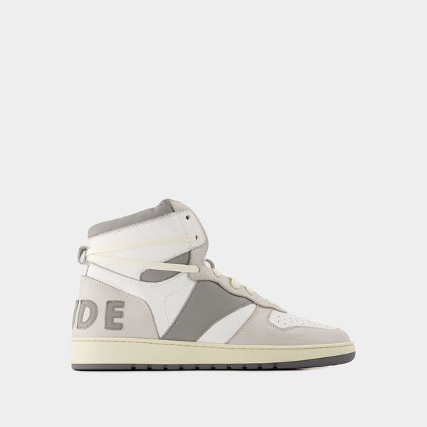 Rhude Men's Rhecess Hi White/offwhite/grey