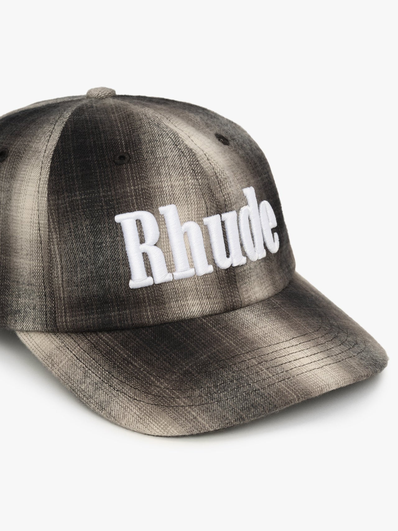 Rhude Men's Logo Flannel 6-Panel Hat