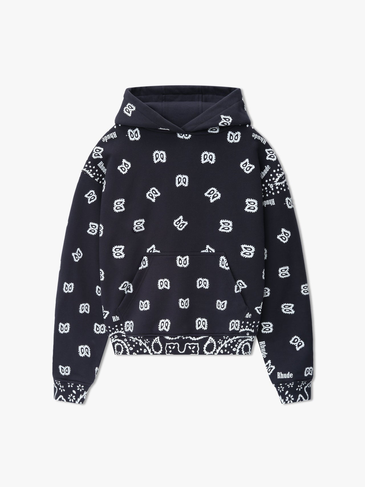 Rhude Men's Bandana Print Hoodie