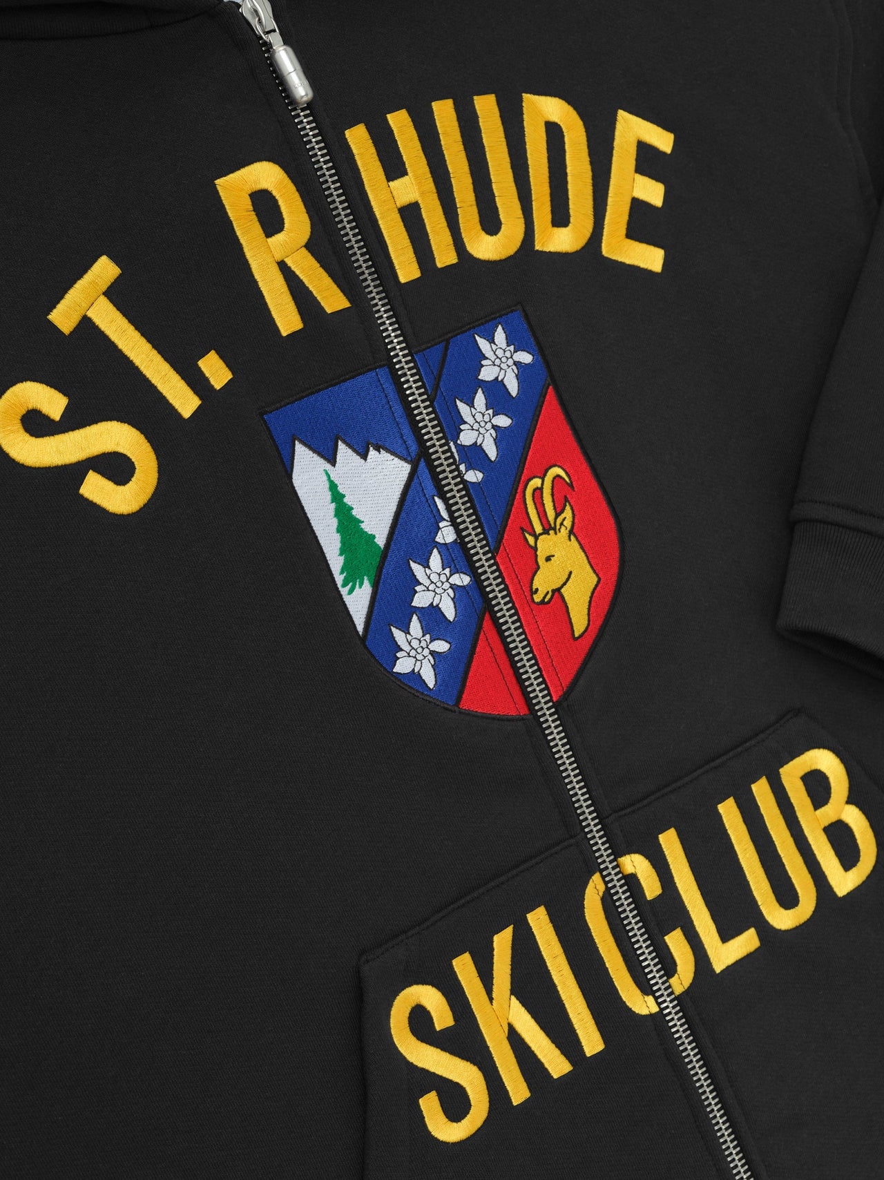 Rhude Men's St.rhude Zip-Up Hoodie