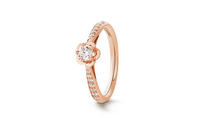 CHANEL 18K Rose Gold Rings Women's Gold