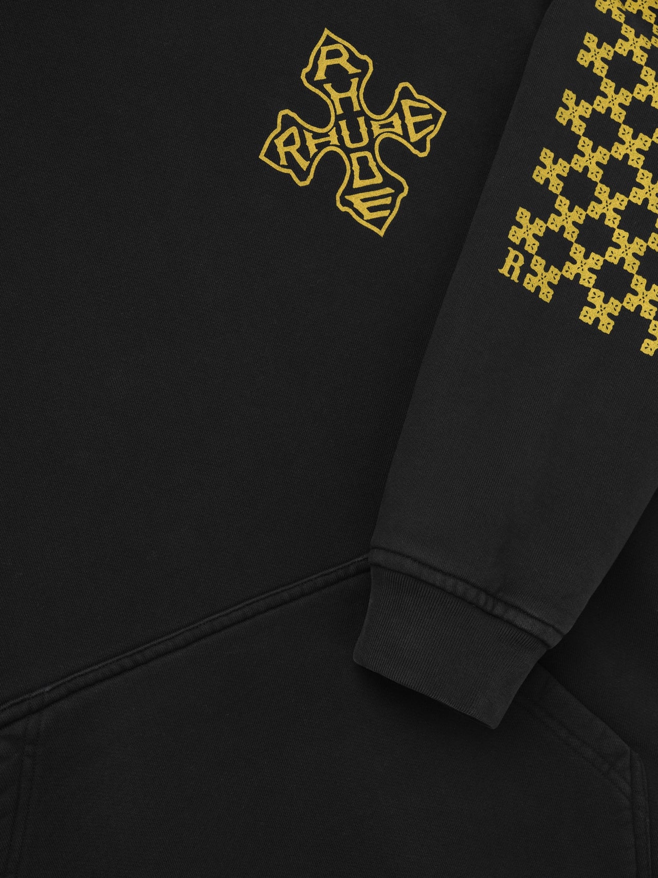Rhude Men's Cross Hoodie