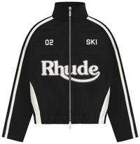 Rhude Men's Ski Track Jacket Black/white