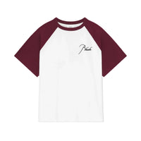 Rhude Men's Raglan Tee Burgundy