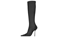 SAINT LAURENT Oxalis 115mm Leather Boots