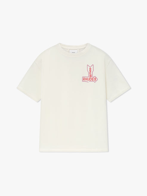 Rhude Men's Send Rhudes Vtg White