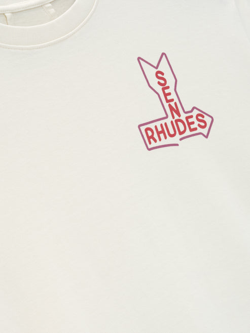 Rhude Men's Send Rhudes Vtg White