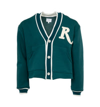 Rhude Men's R-Patch Terry Cardigan