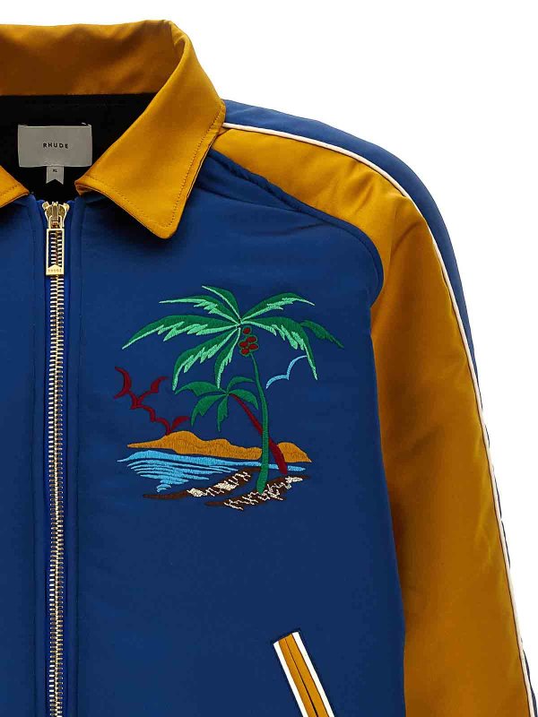 Rhude Men's Palm Eagles Souvenier Jacket