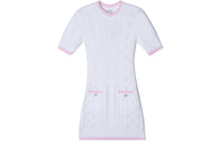 CHANEL 2024 Spring And Summer New Arrivals Short-Sleeved Dresses Women's Pink
