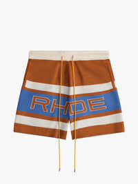 Rhude Men's Pravil Racing Knit Short