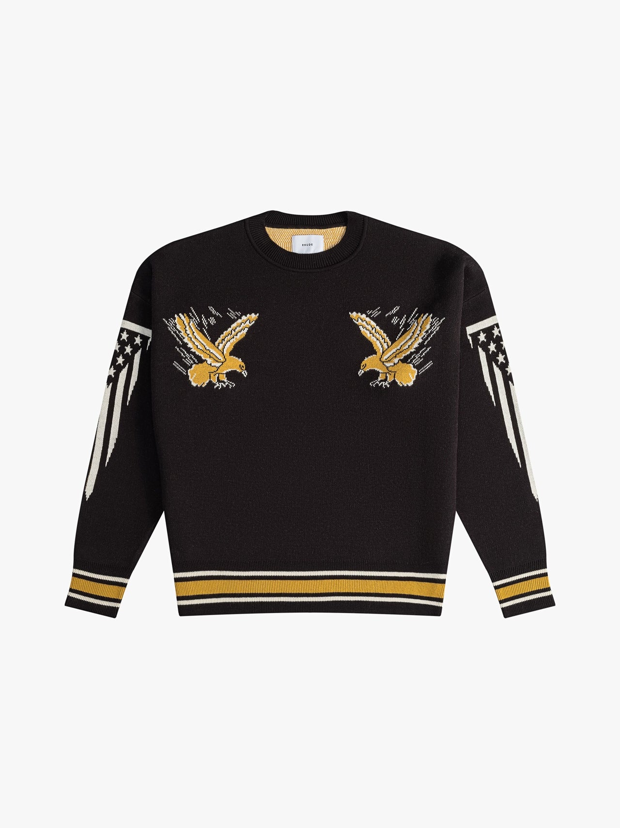 Rhude Men's Eagle Souvenir Knit Crewneck
