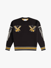 Rhude Men's Eagle Souvenir Knit Crewneck