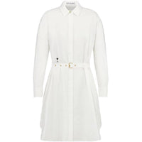 DIOR Belted Macrocannage Shirtdress