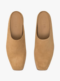 Rhude Men's Chateau Suede Mules Suede Tan
