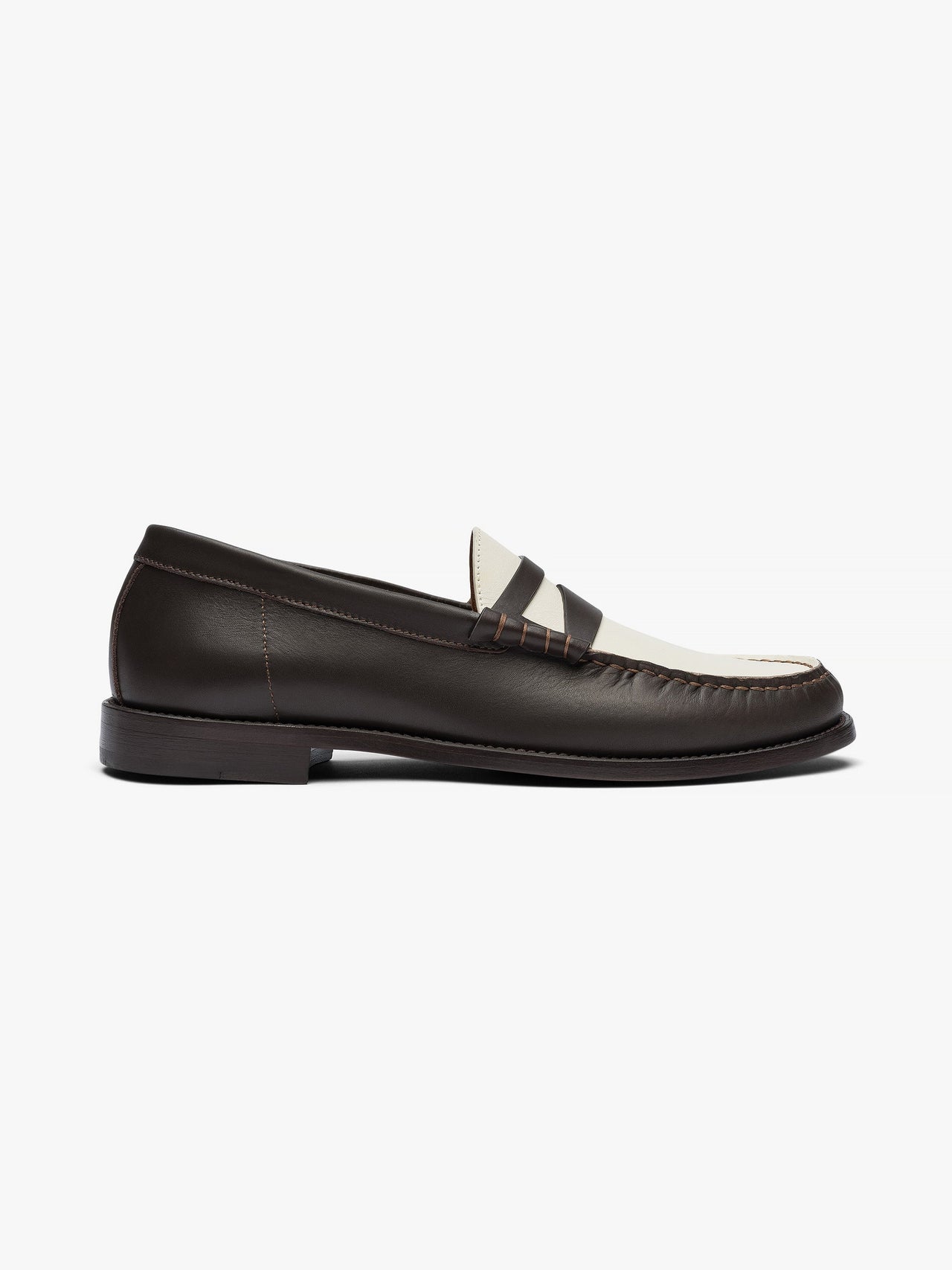 Rhude Men's Slip On Loafer Bicolor Brown/white