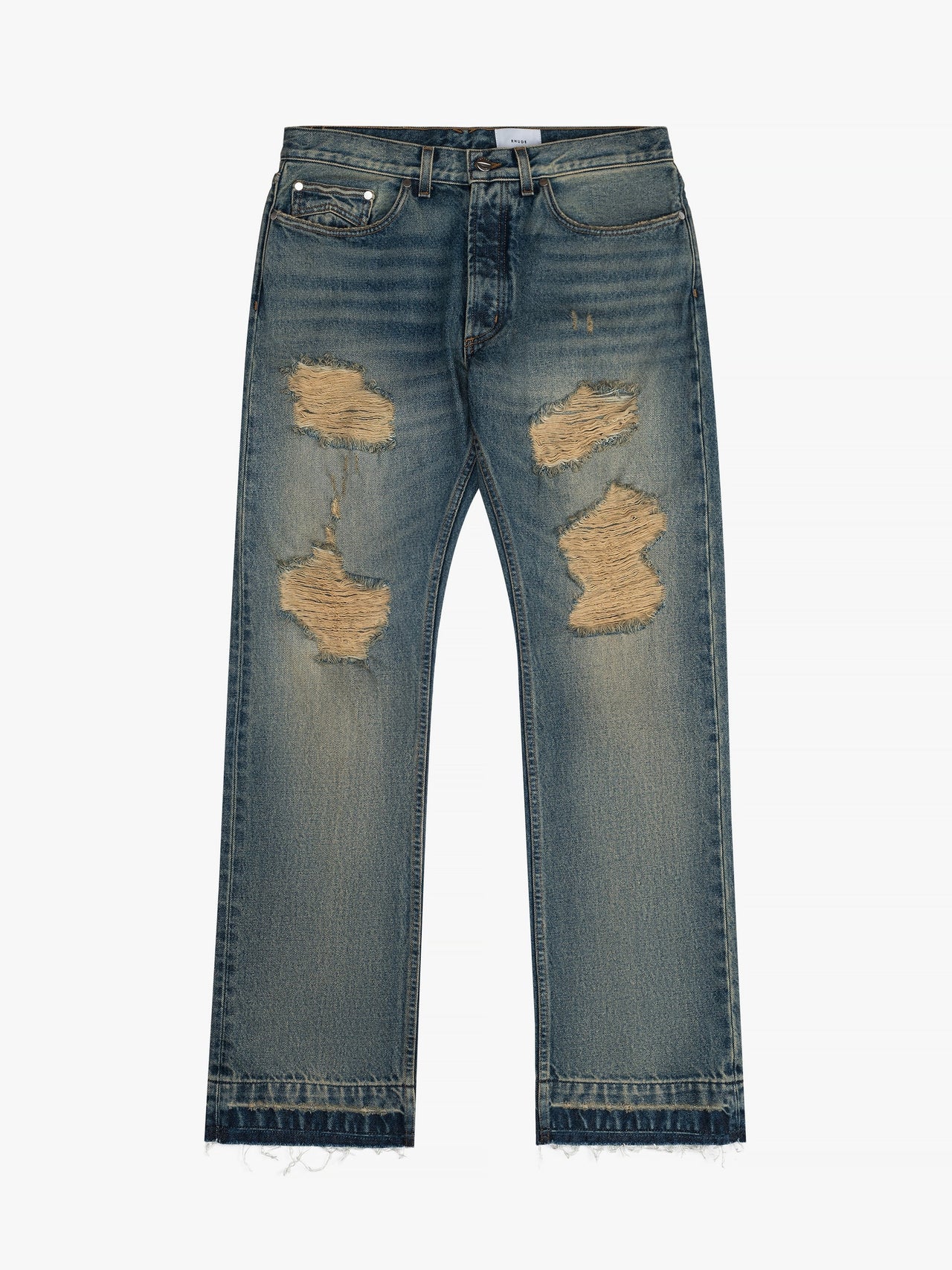 Rhude Men's Beach Bum Denim Dark Indigo