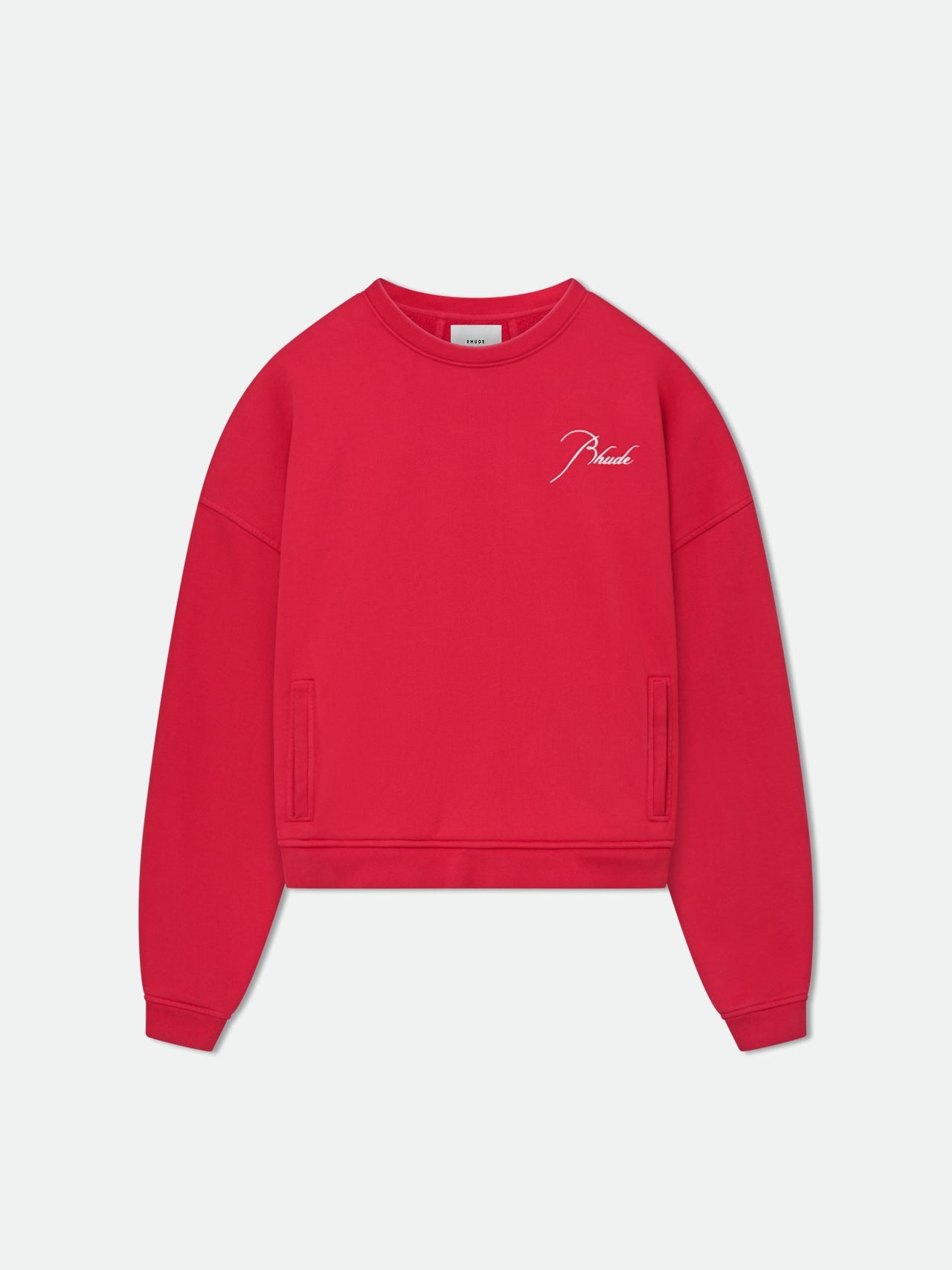 Rhude Men's Crewneck Vtg Red