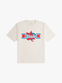 Rhude Men's Chevron Eagle Tee Vtg White