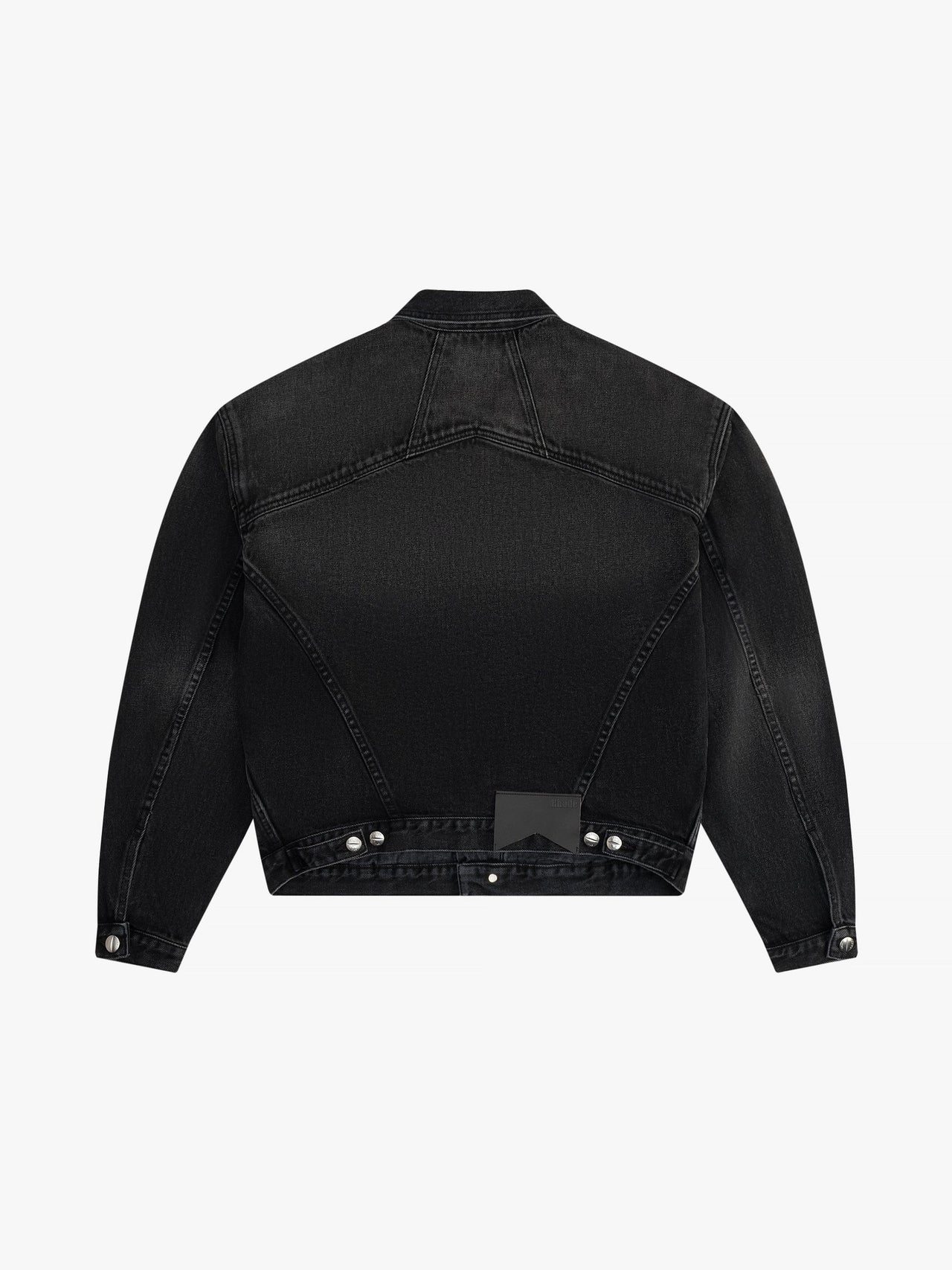 Rhude Women's Oversized Denim Trucker J Black