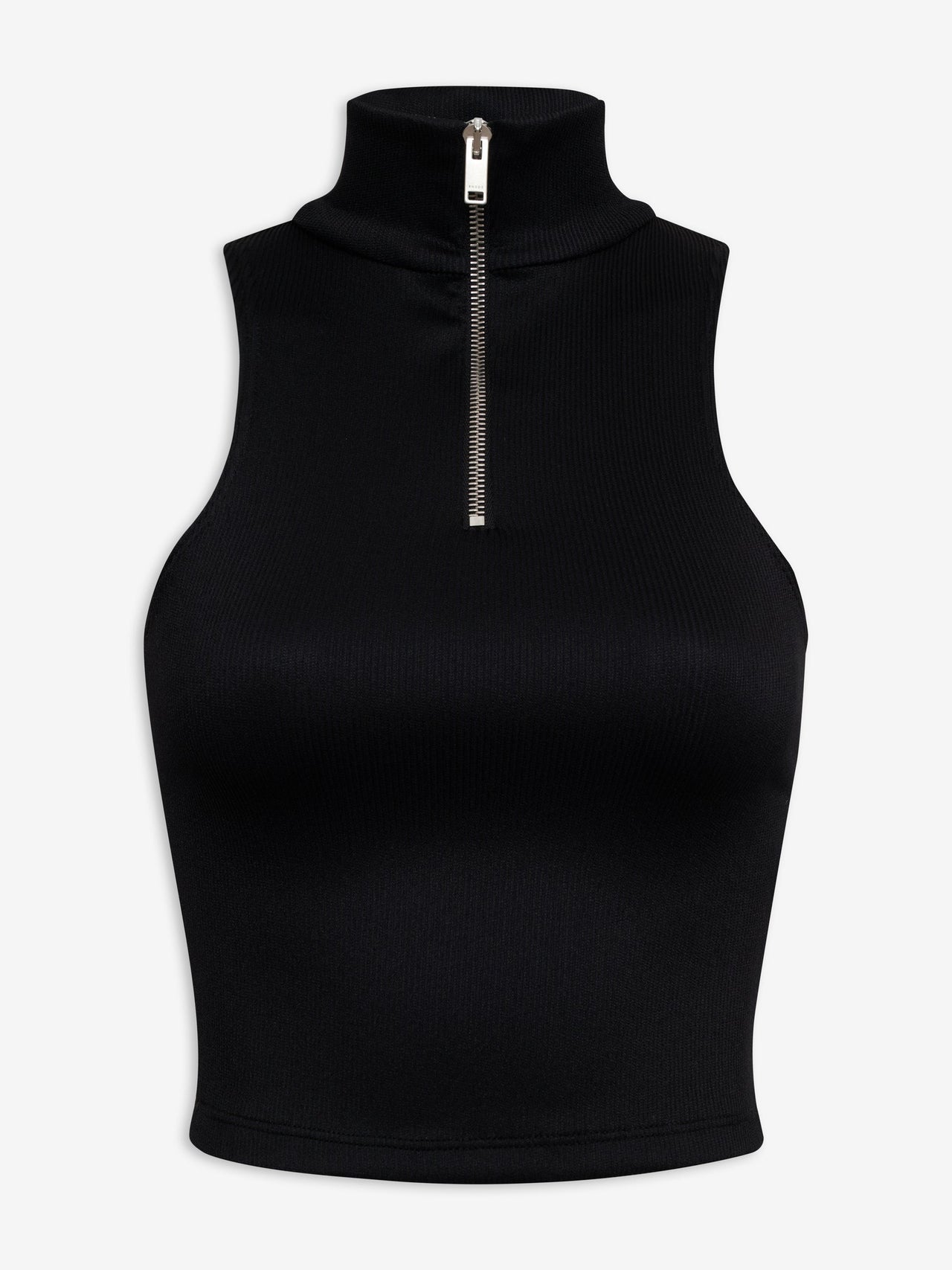 Rhude Women's Ribbed Knit Turtle Neck Z Black
