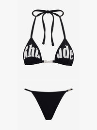 Rhude Women's Tropez Two-Piece Bi Black/white