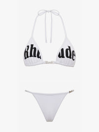 Rhude Women's Tropez Two-Piece Bi White/black