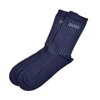 Brunello Cucinelli Striped Logo Socks