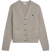 CELINE Triomphe Cardigan In Cable knit Cashmere