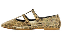 CELINE Casual Single Shoes Women's Gold Brown
