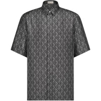 DIOR Shirt Men's Black Gray Color