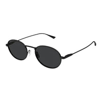 SAINT LAURENT Metal Oval Sunglasses Men's Black