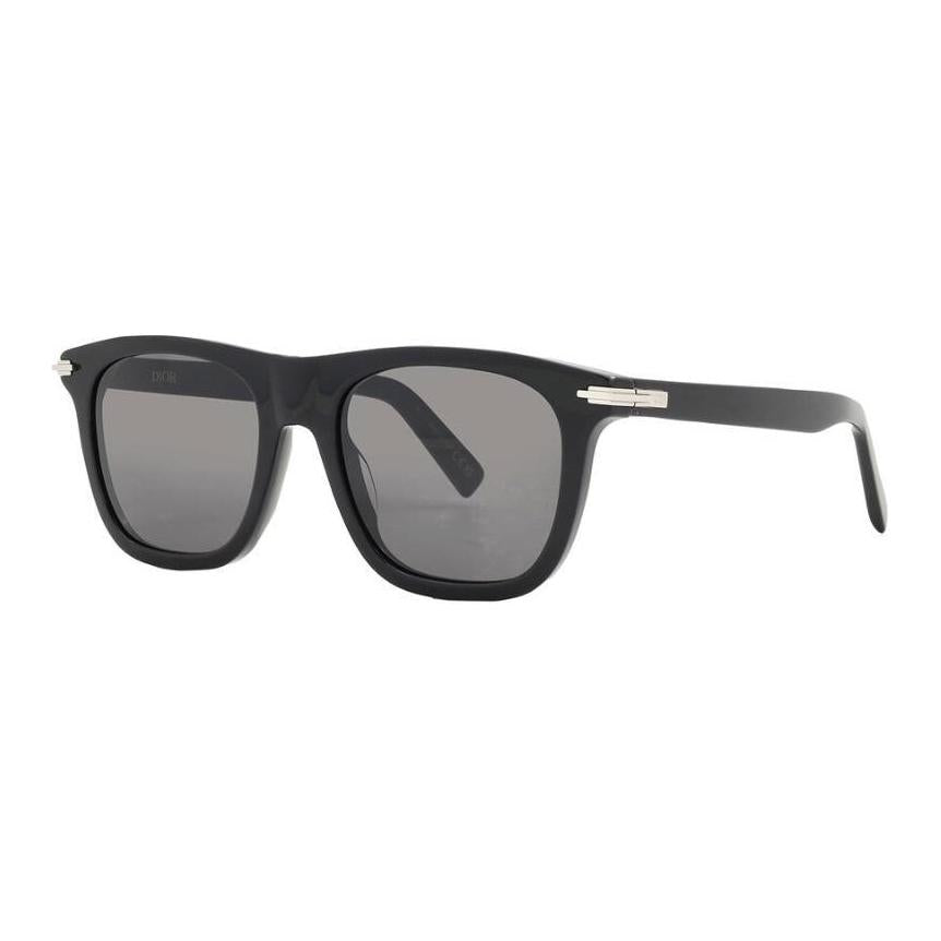 DIOR Acetate Irregular Shape Sunglasses Men's Black