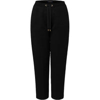 LOUIS VUITTON FW24 Knitted Sports Pants Women's Black