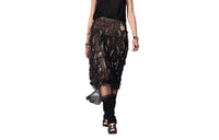 CHANEL SS24 24C Casual Long Skirts Women's Black