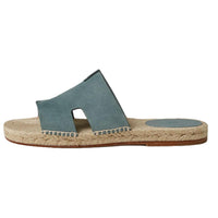 HERMES Antigua Slide Slippers Women's Antarctic Gray