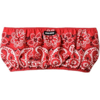 MIU MIU SS25 Strapless Top Women's Red