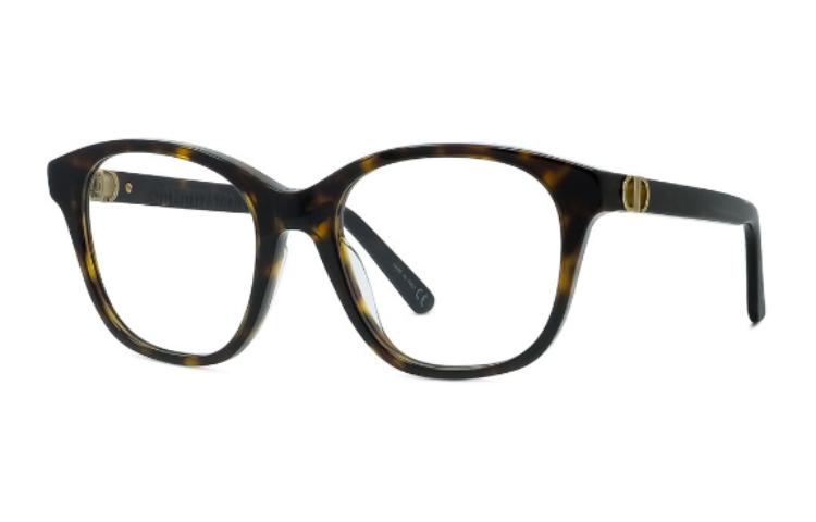 DIOR - Square Eyeglass Frames Women's Tortoiseshell