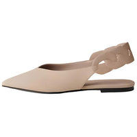 HERMES Gina Stylish Sandals Women's Nude Beige